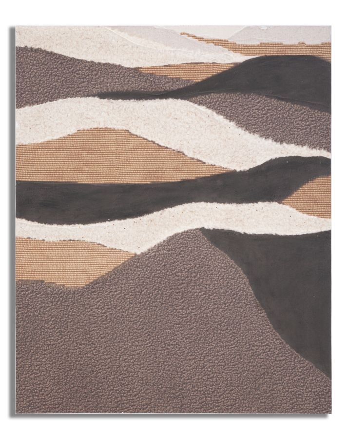 HANDGEMAAKTE MUURSCHILDERING DARKY CM 80X3