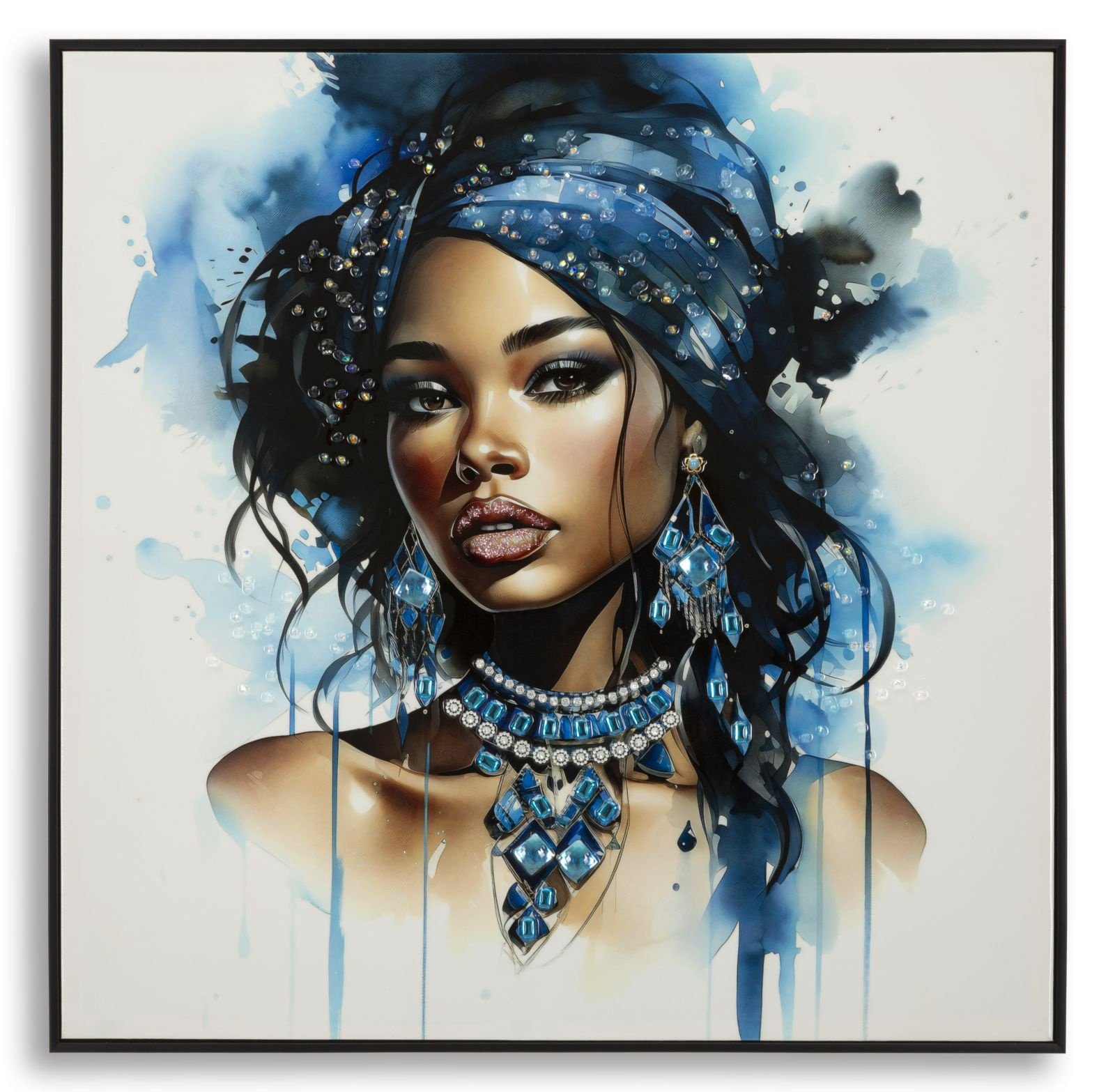 LAQUARED WAND PANTING MET FRAME ALTEA -B- CM 82X4X82