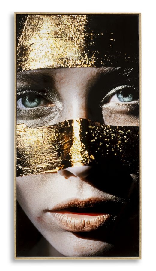 NAIROBI GELAKT CANVAS MET FRAME -B- CM 52X4X102