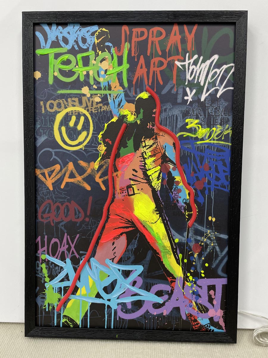 Neon Art Spray Art