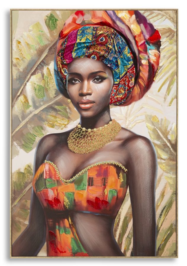 SCHILDERIJ MET LIJST DEVA -B- CM 82X4