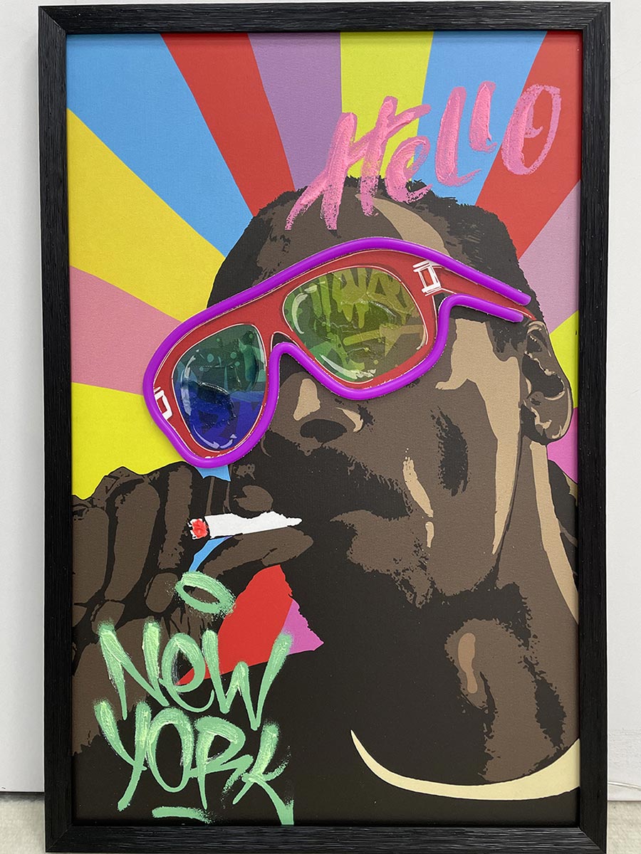 Neon Art Snoop-Dogg