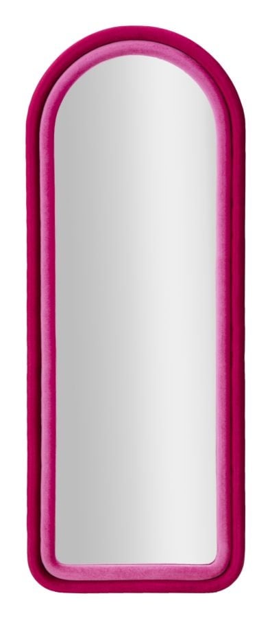 WANDSPIEGEL CLOE FUXIA FLUWEEL CM 60X4X160