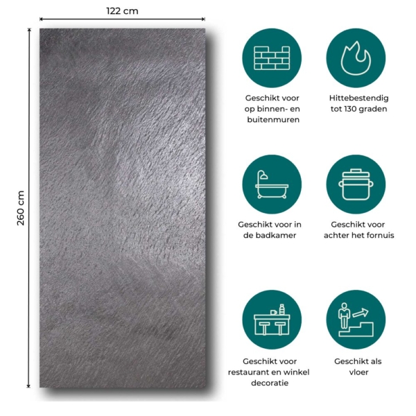 Natuursteen Wandpaneel Galaxy 260x122x0,2cm | Paneli Natuursteen Wandpanelen