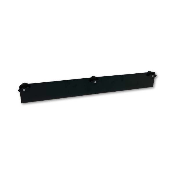 Wandplank Zwart Smal 51cm - 3 cm x 51 cm x 2.8 cm | 0.6 kg | Paneli akoestische wandpanelen - AKU Wandpanelen