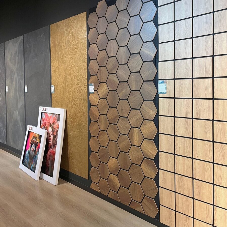 Kubus Vilt Woodie Paneel Medium -  cm x  cm x  cm | 2.8 kg | Paneli akoestische wandpanelen - AKU Wandpanelen