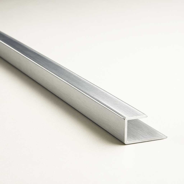 Aluminium eindprofiel Zilver 4 mm