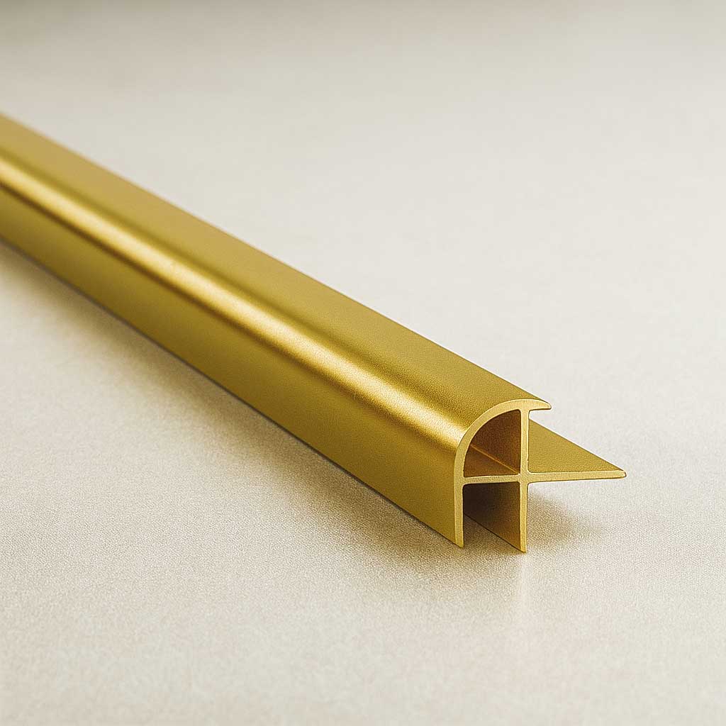 Buitenhoek profiel Goud 4 mm