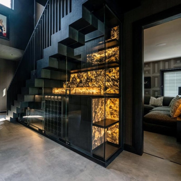 Natuursteen Translucent Multicolor 260x120x0,2cm | Paneli Natuursteen Wandpanelen