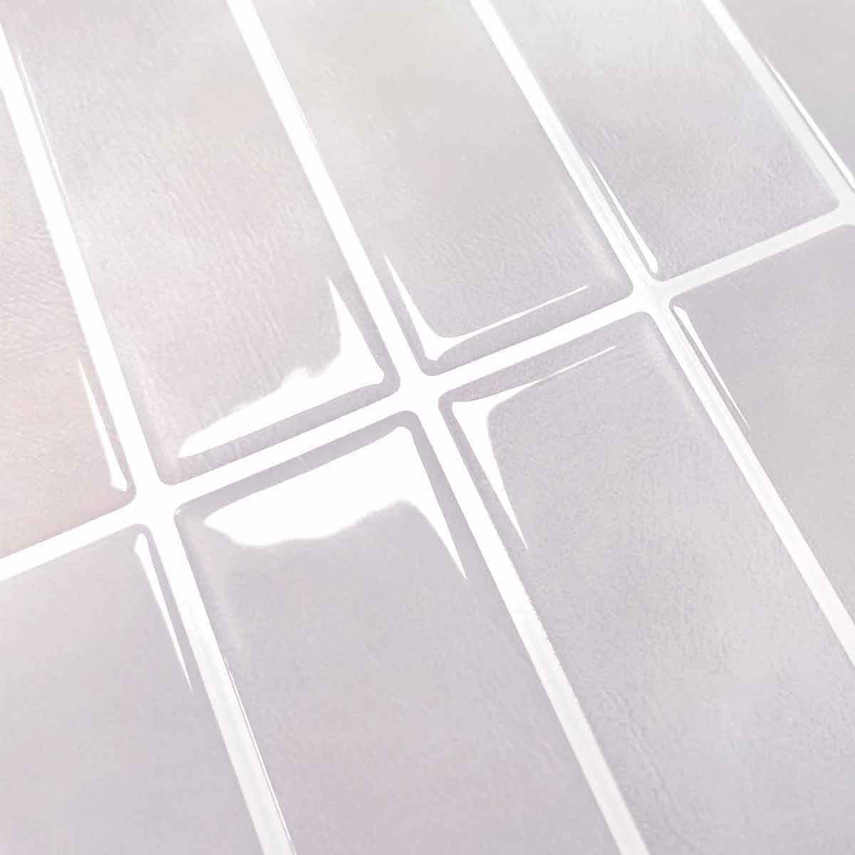 Tegelsticker Beige/Roze Langwerpig - 29 cm x 22.9 cm x 0.11 cm | 0.07 kg | Paneli zelfklevende steenstrips