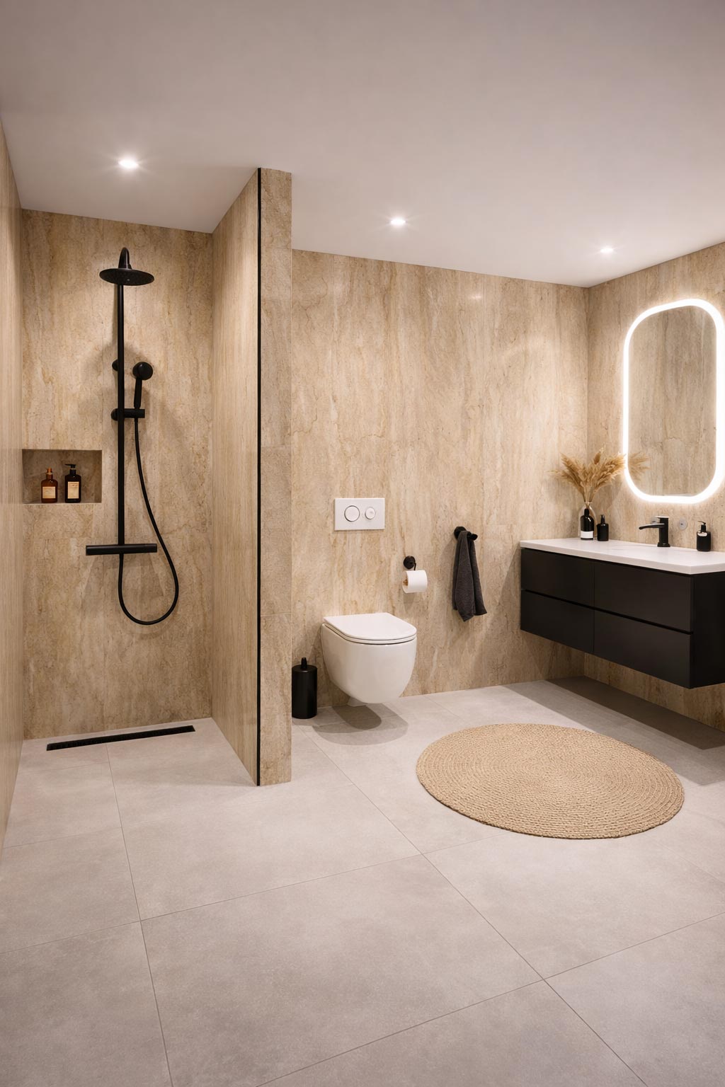 SPC Wandpaneel MAT Travertino - Afbeelding 2