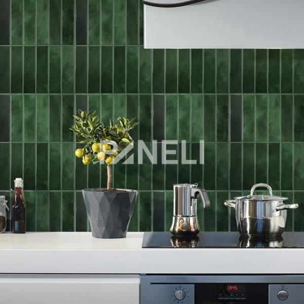 Tegelsticker Piastrelle Groen - 29 cm x 22.9 cm x 0.11 cm | 0.07 kg | Paneli zelfklevende steenstrips