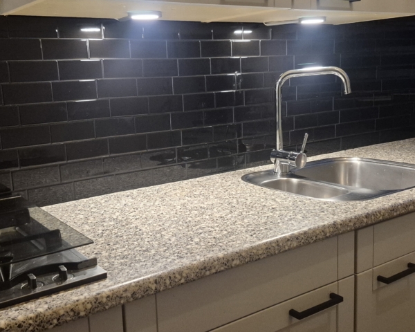 Tegelsticker Zwart Metro - 29.4 cm x 21.4 cm x 0.11 cm | 0 kg | Paneli zelfklevende steenstrips