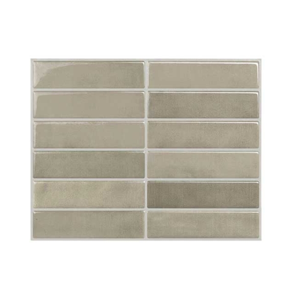 Tegelsticker Beige Langwerpig - 29 cm x 22.9 cm x 0.11 cm | 0.07 kg | Paneli zelfklevende steenstrips