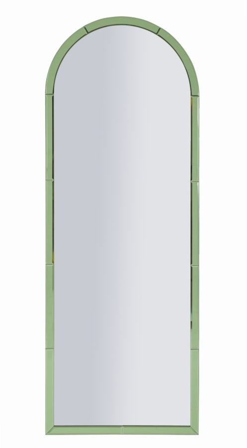 BAKU GROENE WANDSPIEGEL CM 55X2X150 ( BINNENSPIEGEL AFMETING CM 49X144)