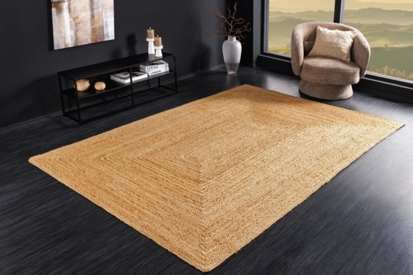 Flatweave Vloerkleed PURE NATURE 230x160cm Jute handgeweven - 44435
