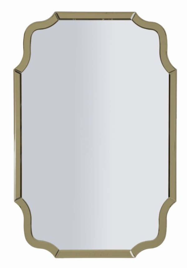 WANDSPIEGEL ISTANBUL GOUD CM 60X1X90 ( BINNENSPIEGEL AFMETING CM 54X84