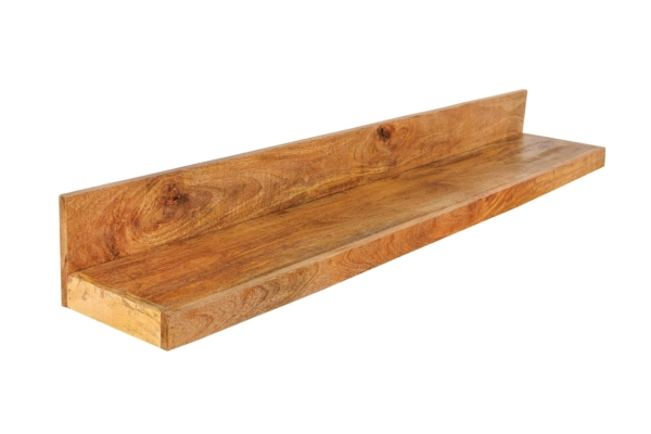 Wandplank MAKASSAR 140cm naturel mango hout - 44743