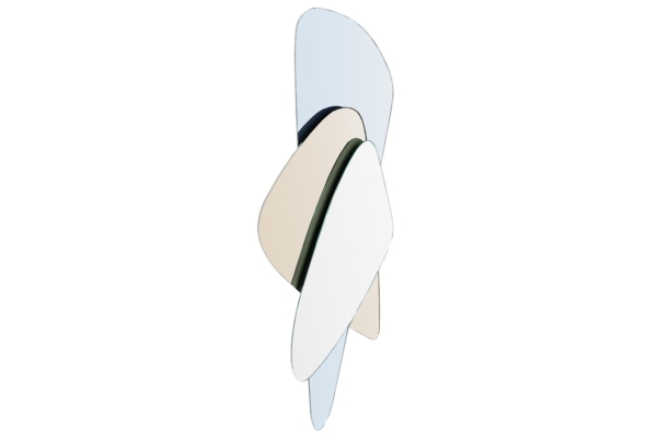 Wandspiegel GEOMETRIC I 120cm meerkleurig - 48192