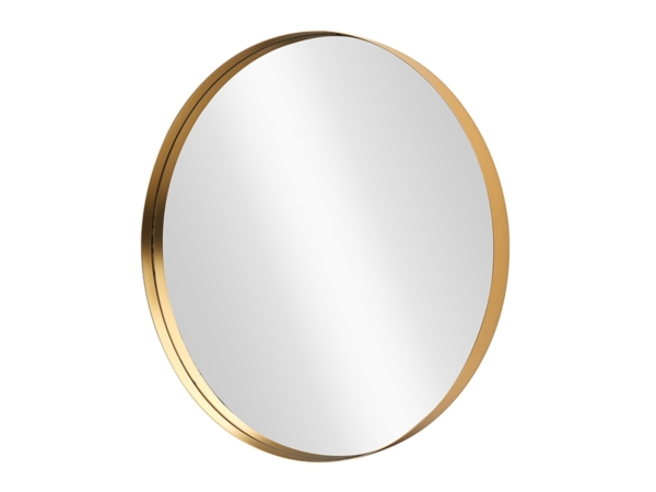Wandspiegel PORTRAIT 60 cm rond aluminium goud - 48239